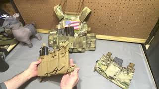 Perroz Designs Low Profile Slick Plate Carrier Elastic Placard 556 amp 762 Mag Placard [upl. by Nnaoj]