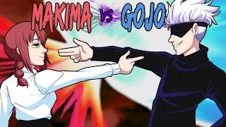 Makima vs Satoru Gojo An Unstoppable Force meets An Immovable Object [upl. by Aciretahs]