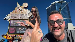 LAS VEGAS VLOG  Circus Circus  Mirage  Pieros  TI Part 3 [upl. by Irtak]