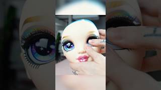 Customizing a gigantic Rainbow High Doll 💖 art custom artist ooak rainbowhigh doll [upl. by Annaynek]