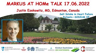 Salt Intake in Heart Failure Patients  SODIUMHF  Dr Justin Ezekowitz Edminton Canada [upl. by Oicaroh]