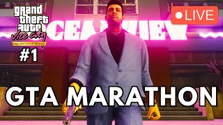 GTA Marathon  GTA Vice City Definitive Edition Part 1 [upl. by Uon498]