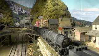 Model Train Layout Norfolk amp Western [upl. by Ariamoy]