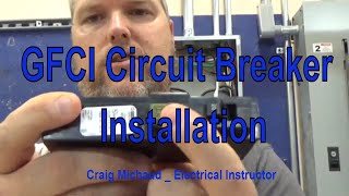 Installing a GFCI Circuit Breaker [upl. by Nayrda]