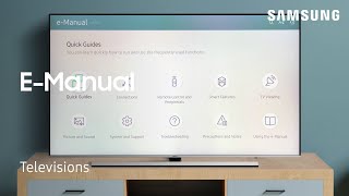 Use the EManual on your TV [upl. by Shornick]