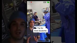 Tip for medical students  ingratiate yourself with the scrub nurse [upl. by Natalee160]