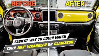 Easy Color Match for Your Jeep Wrangler or Gladiator Interior [upl. by Crosse]