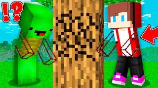 How JJ and Mikey Survived 100 Days without ARMS   Minecraft Maizen [upl. by Akamahs]