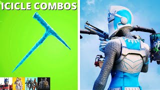 10 Best ICICLE PICKAXE COMBOS in Fortnite [upl. by Conroy178]