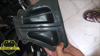 Keeway superlight 200 Air filter cleaning  تنظيف فلتر هواء الموتوسيكل [upl. by Mosira256]