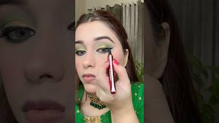 Green 💚 dress eyemakeup tutorial shorts youtubeshorts eyemakeup [upl. by Nitsoj769]