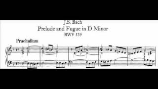 JS Bach  BWV 539  Praeludium dmoll  D minor [upl. by Htidirrem234]