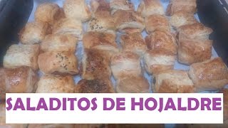 SALADITOS DE HOJALDRE  Muy fácil [upl. by Ydnar]