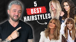 Long Hair After 50 The 5 BEST HAIRSTYLES [upl. by Sherye]