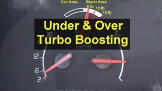 Under boosting and over boosting on my turbo car [upl. by Jules]