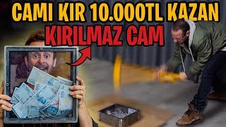 CAMI KIRAN 10000TL KAZANIR Dünyanın En Sağlam Camı [upl. by Erik]