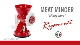 Rigamonti Pietro amp figli  ART 125 MEAT MINCER quotMincy Inoxquot [upl. by Marie-Ann3]