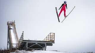 Ski Jumper Sarah Hendrickson Takes Flight on the Sleeping Giant [upl. by Assirak]