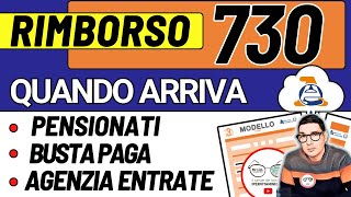 RIMBORSO IRPEF 730 ➜ COME FUNZIONA e QUANDO ARRIVA ai PENSIONATI in BUSTA PAGA e SENZA SOSTITUTO [upl. by Radnaxela903]