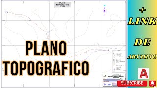 🎙️ ¡Planos topográficos GRATIS Aprende a crearlos y descarga plantilla GRATIS de AutoCAD [upl. by Lipp]