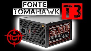 Unboxing e teste Fonte ATX Tomahawk T3 como é a construção e o que acompanha TGTT2WK500BK01 [upl. by Emmit]