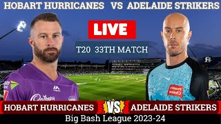 Hobart Hurricanes vs Adelaide strikers  What a beautiful bowling  terrific from Hurricanes [upl. by Eddana]