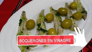 BOQUERONES EN VINAGRE prepara en casa tus propios boquerones de manera fácil [upl. by Franciskus999]