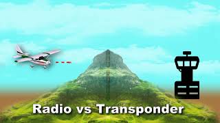 Radio vs Transponder Basics for student pilots [upl. by Ynnob]