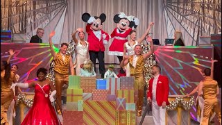 Disneys Jollywood Nights DISNEY HOLIDAYS IN HOLLYWOOD STAGE SHOW 11112023 OPENING CHRISTMAS PARTY [upl. by Mohkos]