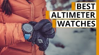 Top 5 Best Altimeter Watches for Hiking amp Mountaineering [upl. by Aicekan908]