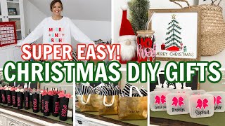 SUPER EASY DIY CHRISTMAS GIFTS AND PROJECTS  DIY WITH ME  EASY CRICUT PROJECTS [upl. by Brainard]