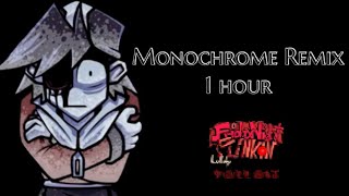 Monochrome Remix Song 1 hour FNF vs Mount Silver [upl. by Harned964]