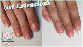 How To Extend Your Nails Using BUILDER GEL  Gel Extensions [upl. by Aihsekel]