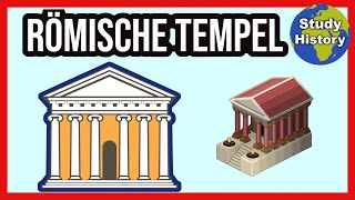 Römische Tempel der Antike einfach erklärt [upl. by Aleekat]