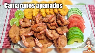 CAMARONES APANADOS🍤🍤🍤 como de restaurante✅️✅️ [upl. by Wassyngton821]