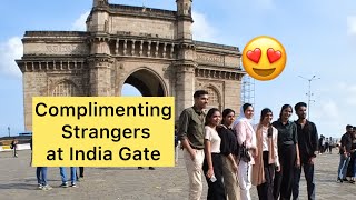 Complimenting Strangers in Mumbai😍❤️ [upl. by Ennoved]