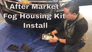 DIY 20152018 Tahoe Fog Lamp Installation Aftermarket 1518 Suburban [upl. by Ocker]