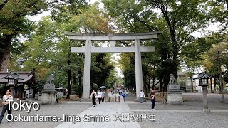 【4K Japan Walk】Tokyo Walk Ookunitamajinja Shrine 大国魂神社 [upl. by Eltsryk820]