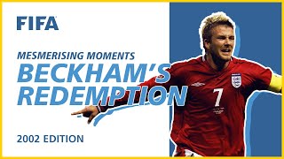 David Beckham’s Argentina Redemption  KoreaJapan 2002  FIFA World Cup [upl. by Acinyt]