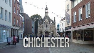 Chichester West Sussex UK City Centre Walking Tour [upl. by Ablasor]