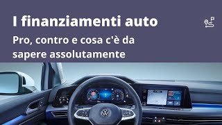 Differenza tra Finaziamento e Leasing  Fede Prece Auto [upl. by Paddie]