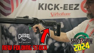 SHOT SHOW 2024  NEW Chisel Machining Folding Stock for the Beretta 1301 [upl. by Glassman]