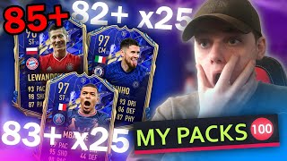 MY BIGGEST EVER TOTY PACK OPENING FIFA 22 [upl. by Arlinda]