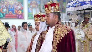 Beautiful Ethiopian Wedding  Ethiopian Orthodox Church  Seble  Dr Neway [upl. by Llenrahs]