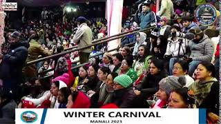 LIVE  WINTER CARNIVAL MANALI 2023 [upl. by Enialem736]