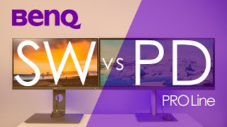 BenQ SW vs PD Pro Display Lineup Compare [upl. by Jermayne]