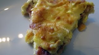 Quiche au Bacon Lorraine Facile [upl. by Nylirek]