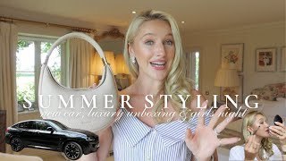 AFFORDABLE LUXURY SUMMER DRESSES amp BAGS  NEW CAR TOUR  ORCHARD WALKS amp GRWM FOR GIRLS NIGHT [upl. by Laeahcim163]