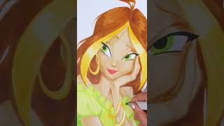 Florau Çiz ve Boya 🫶🏻💫💐 shorts  Winx Club [upl. by Pomeroy]