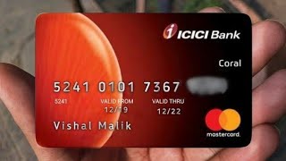 ICICI Coral Credit Card Benefits Movie Ticket Offer amp Review by Vishal Malik [upl. by Stahl]